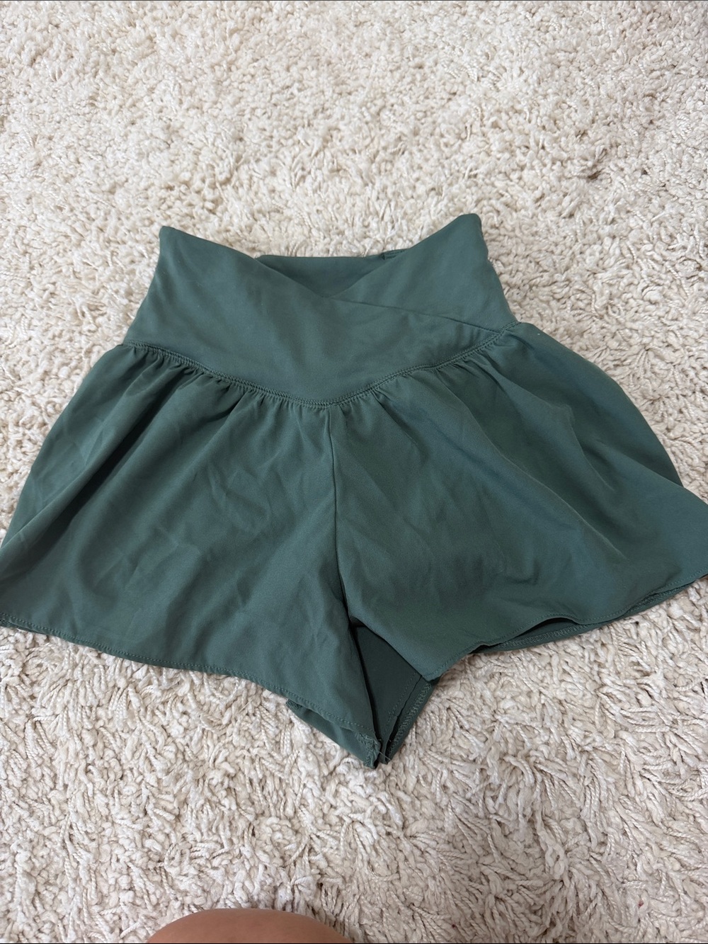 Old Navy High-Waist Green Athletic Skort Shorts